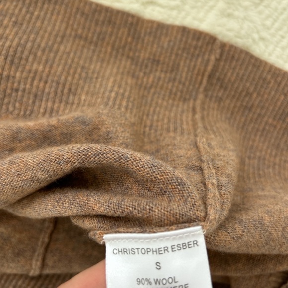 Christopher Esber wool cashmere blend cut out maxi dress NWT - Picture 4 of 5